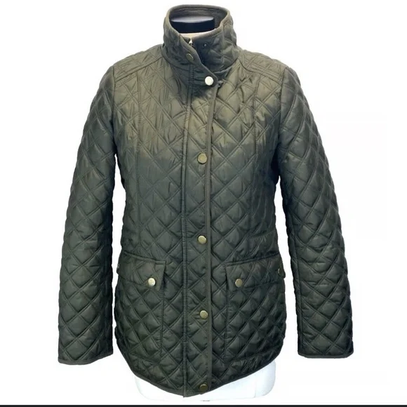 Lucky brand 🍀quilted army green jacket | lucky brand button up jacket - Picture 3 of 6
